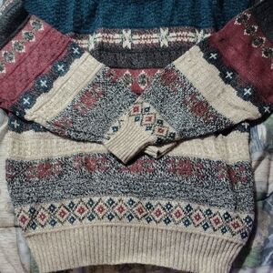 Men's Multicolor Crewneck Sweater